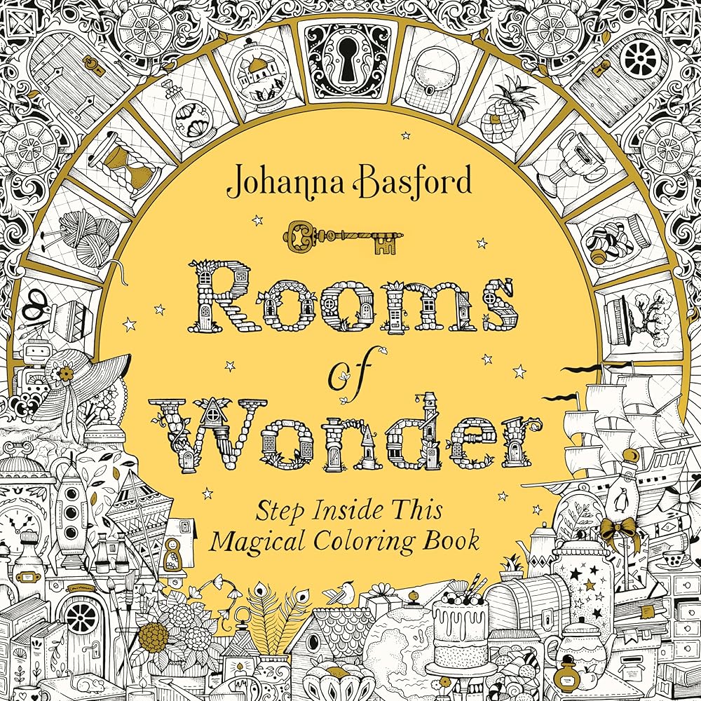 Rooms of Wonder: Step Inside This Magical Coloring Book cover image