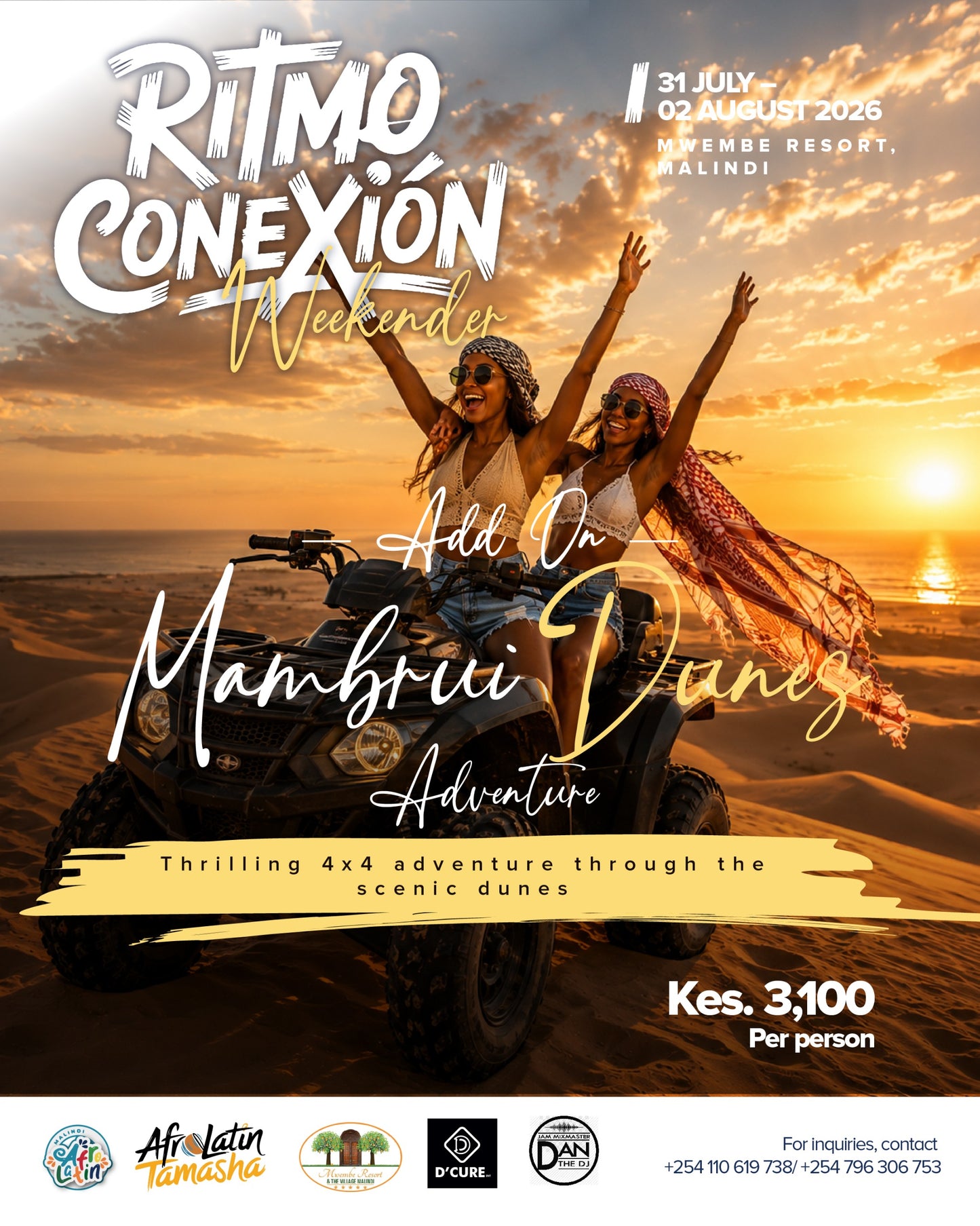 Ritmo Conexión Weekender - Saturday Morning Mambrui Dunes Excursion