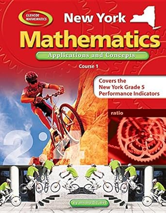Glencoe Mathematics: Applications and Concepts (New York Edition) cover image
