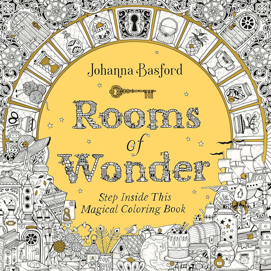 Rooms of Wonder: Step Inside This Magical Coloring Book cover image
