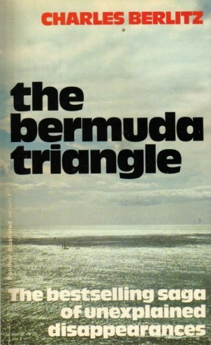 Book cover of 'The Bermuda Triangle' by Charles Berlitz with a scenic background.