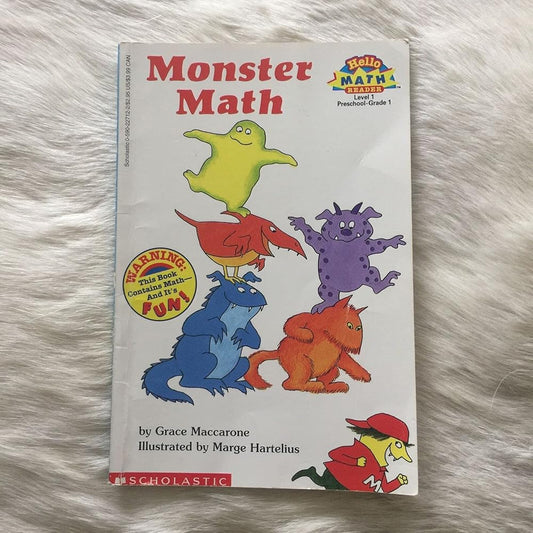 Monster Math (Scholastic Reader, Level 1) cover image