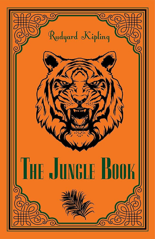 The Jungle Book Rudyard Kipling Classic Novel, (Adventure with Mowgli, Jungles of India, Journey of Self Discovery), Ribbon Page Marker, Perfect for Gifting cover image