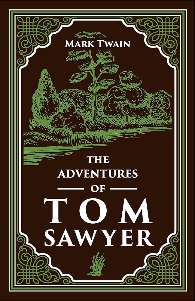 The Adventures of Tom Sawyer Mark Twain Classic (Essential Reading, Adventure, Required Literature) Ribbon Page Marker, Perfect for Gifting cover image