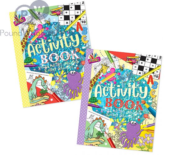 Activity Book Maze, Puzzles, colouring & other Activities