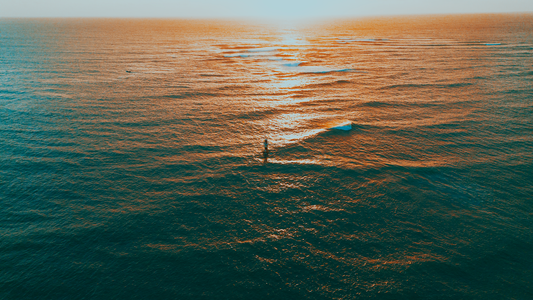 #09 - Lone Surfer, Golden Hour