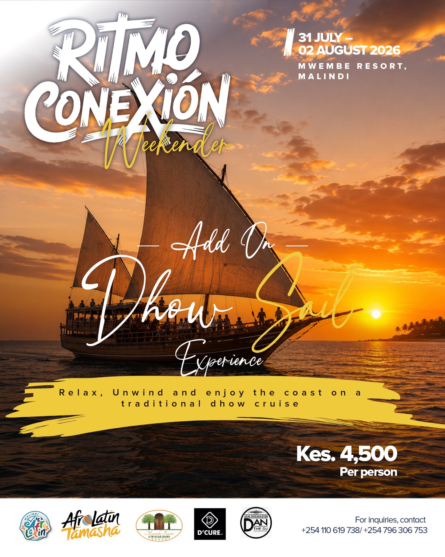Ritmo Conexión Weekender - Sunday Dhow Sail Experience